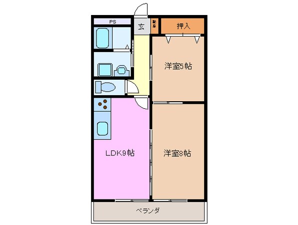 シャトレ桑名の物件間取画像